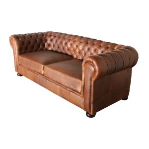Brown Chesterfield Sofa - Chesterfield 2 seater