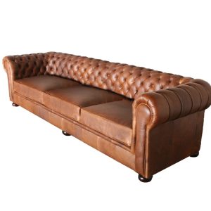 Brown Chesterfield Sofa - Chesterfield 3 seater